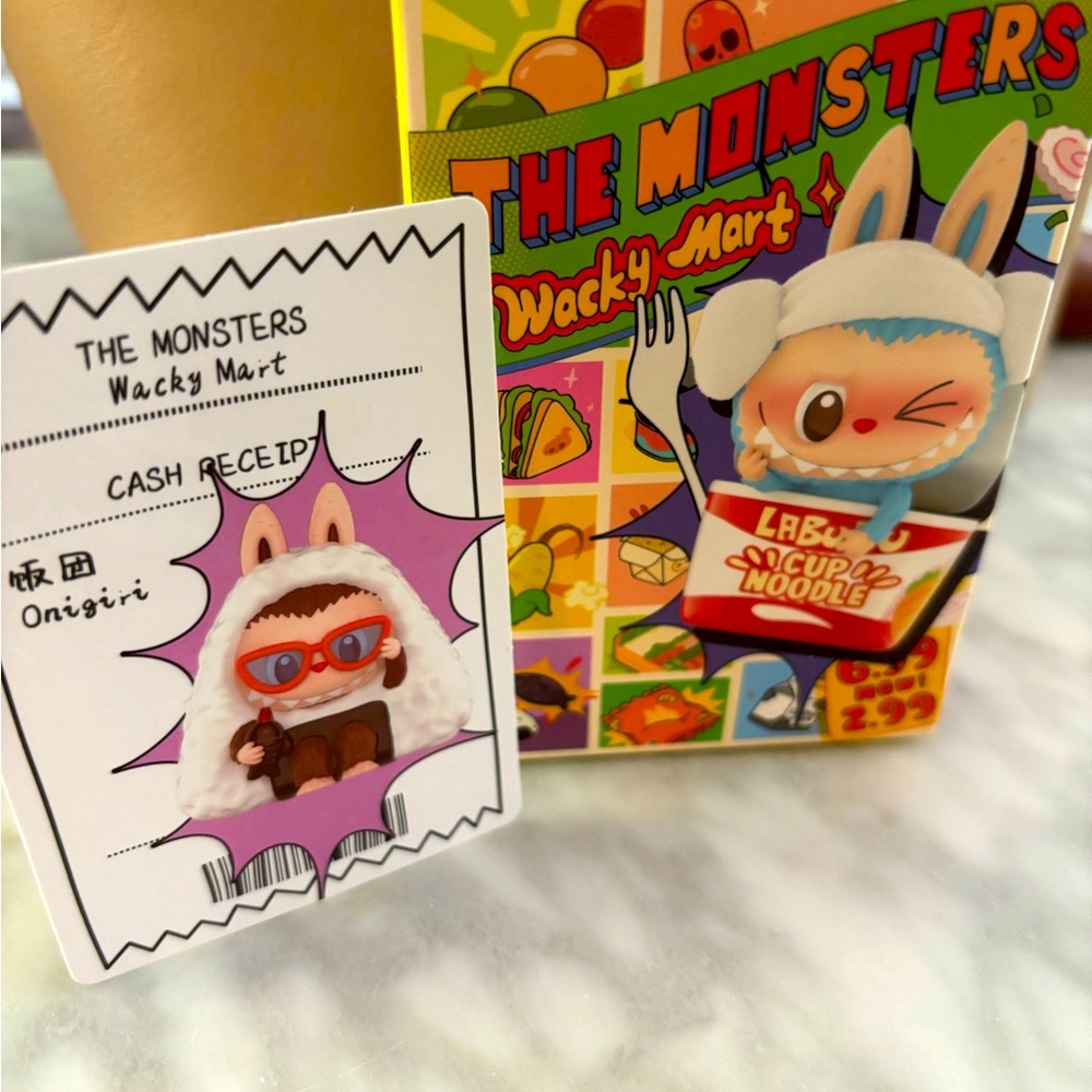 Authentic Pop Mart The Monsters/LABUBU Wacky Mart Onigiri Vinyl Figure